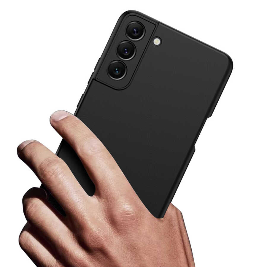 Galaxy S22 Plus Kılıf Zore Kalemli Kıpta Kapak Siyah