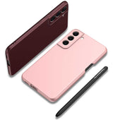 Galaxy S22 Plus Kılıf Zore Kalemli Kıpta Kapak Rose Gold