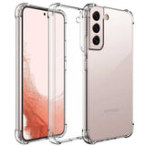 Galaxy S22 Plus Kılıf Zore Kamera Korumalı Nitro Anti Shock Silikon Renksiz
