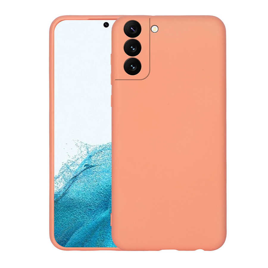 Galaxy S22 Plus Kılıf Zore Mara Lansman Kapak Turuncu