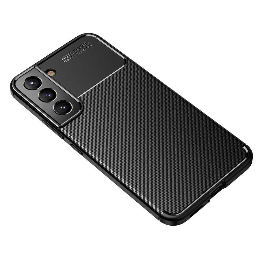 Galaxy S22 Plus Kılıf Zore Negro Silikon Kapak Siyah