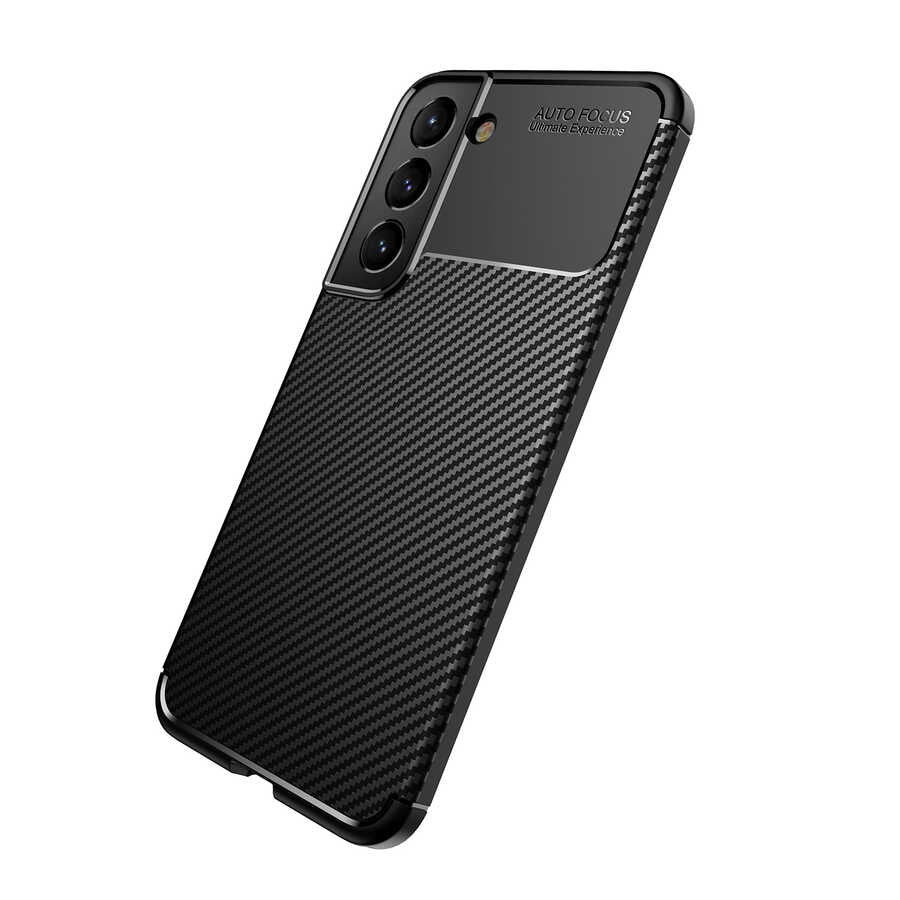 Galaxy S22 Plus Kılıf Zore Negro Silikon Kapak Siyah