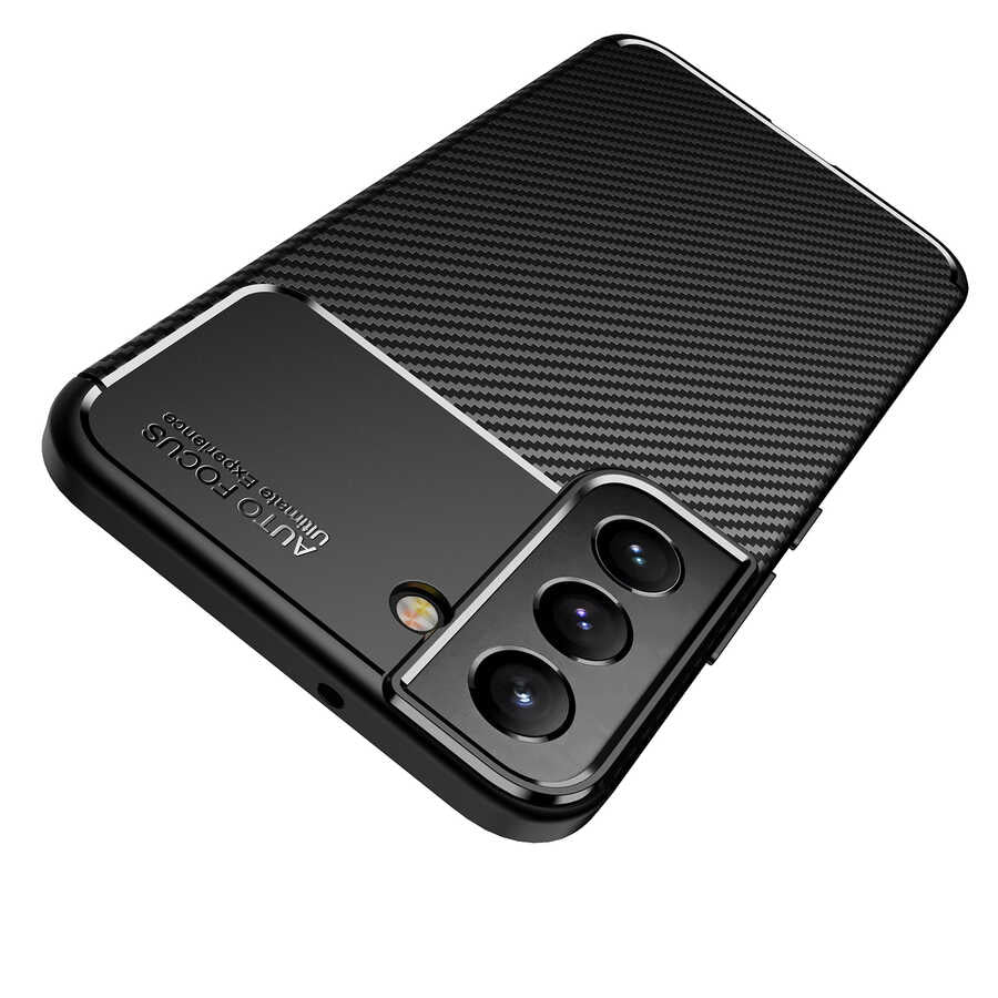 Galaxy S22 Plus Kılıf Zore Negro Silikon Kapak Siyah