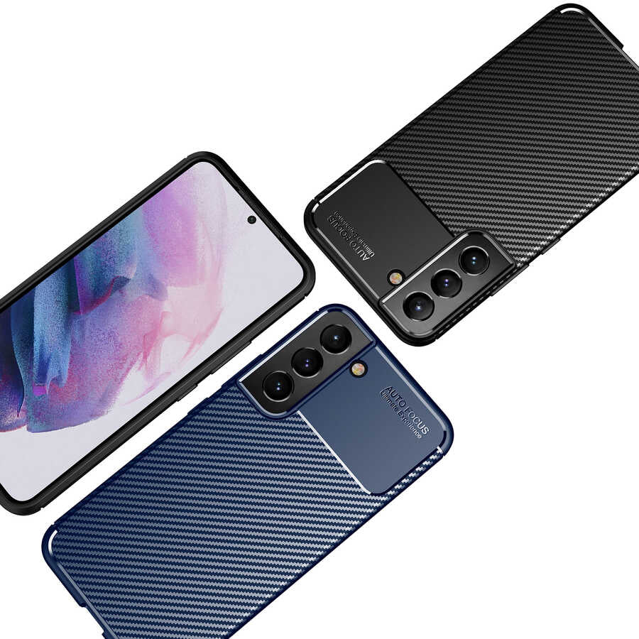 Galaxy S22 Plus Kılıf Zore Negro Silikon Kapak Siyah