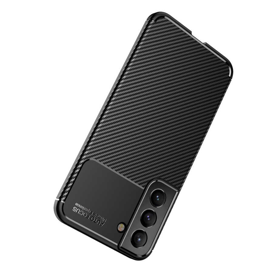 Galaxy S22 Plus Kılıf Zore Negro Silikon Kapak Siyah