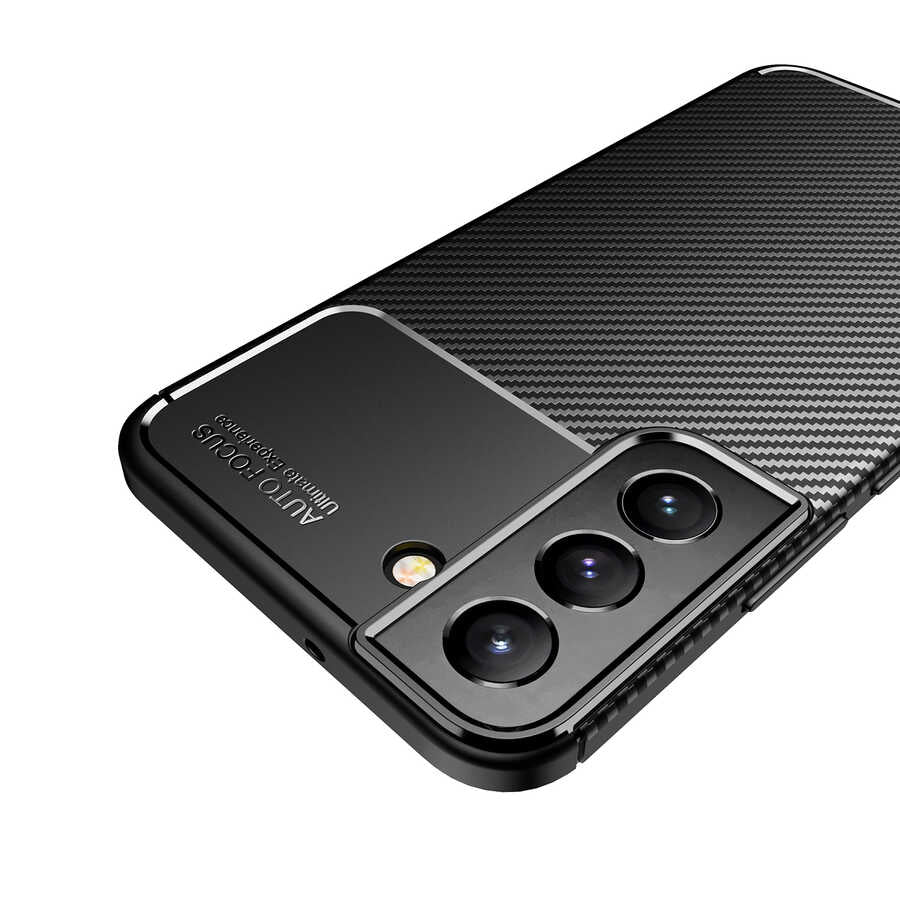 Galaxy S22 Plus Kılıf Zore Negro Silikon Kapak Siyah