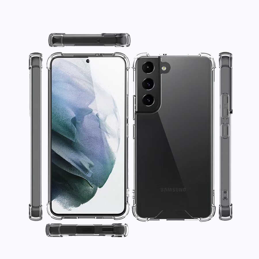 Galaxy S22 Plus Kılıf Zore Nitro Anti Shock Silikon Renksiz