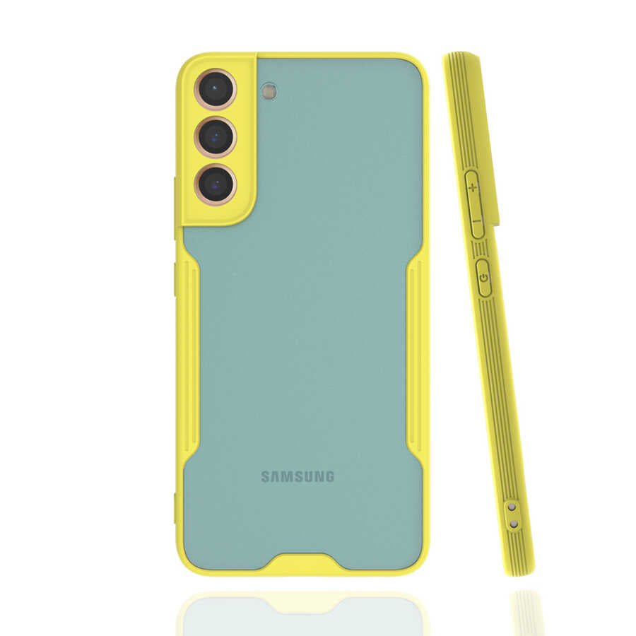 Galaxy S22 Plus Kılıf Zore Parfe Kapak Sarı