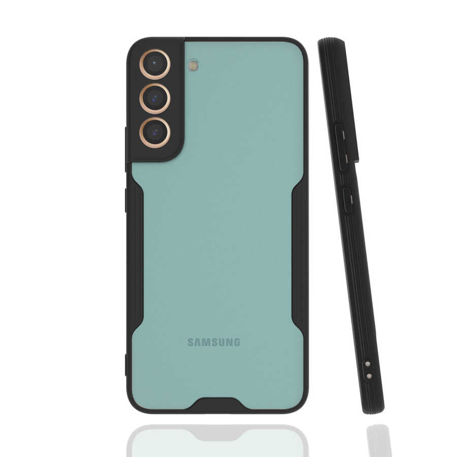 Galaxy S22 Plus Kılıf Zore Parfe Kapak Siyah