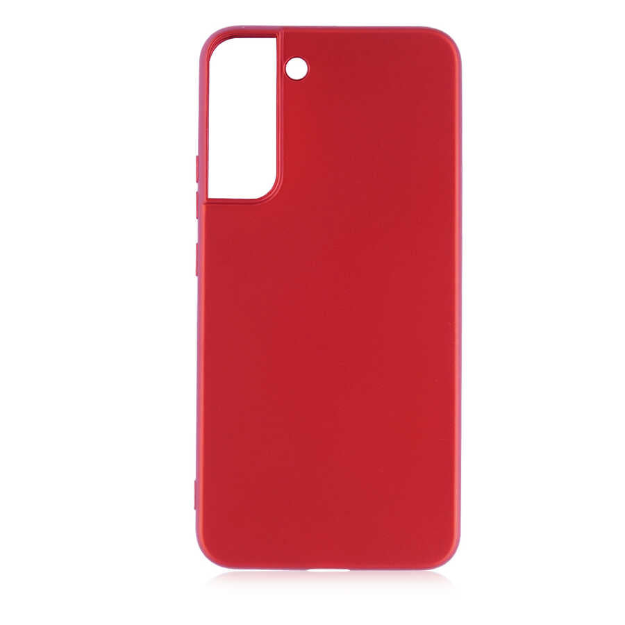 Galaxy S22 Plus Kılıf Zore Premier Silikon Kapak Kırmızı