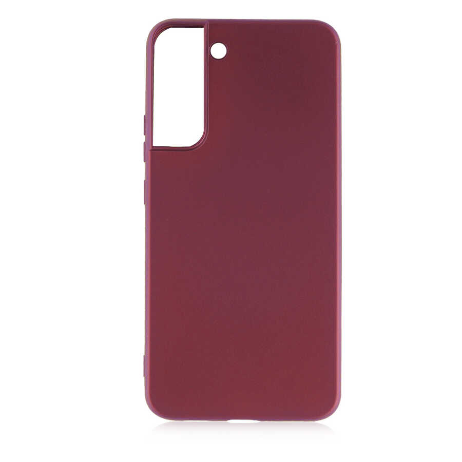 Galaxy S22 Plus Kılıf Zore Premier Silikon Kapak Mürdüm