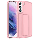 Galaxy S22 Plus Kılıf Zore Qstand Kapak Pembe