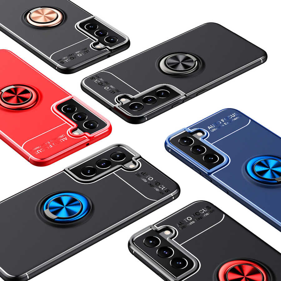 Galaxy S22 Plus Kılıf Zore Ravel Silikon Kapak Mavi