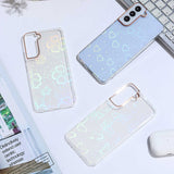 Galaxy S22 Plus Kılıf Zore Sidney Desenli Sert Kapak Heart No1