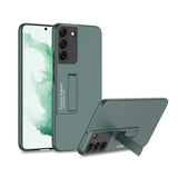 Galaxy S22 Plus Kılıf Zore Standlı Ays Kapak Siyah
