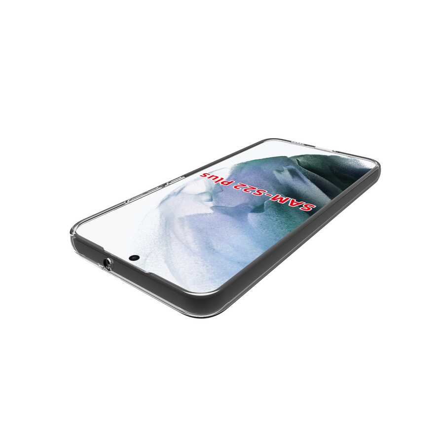 Galaxy S22 Plus Kılıf Zore Süper Silikon Kapak Renksiz