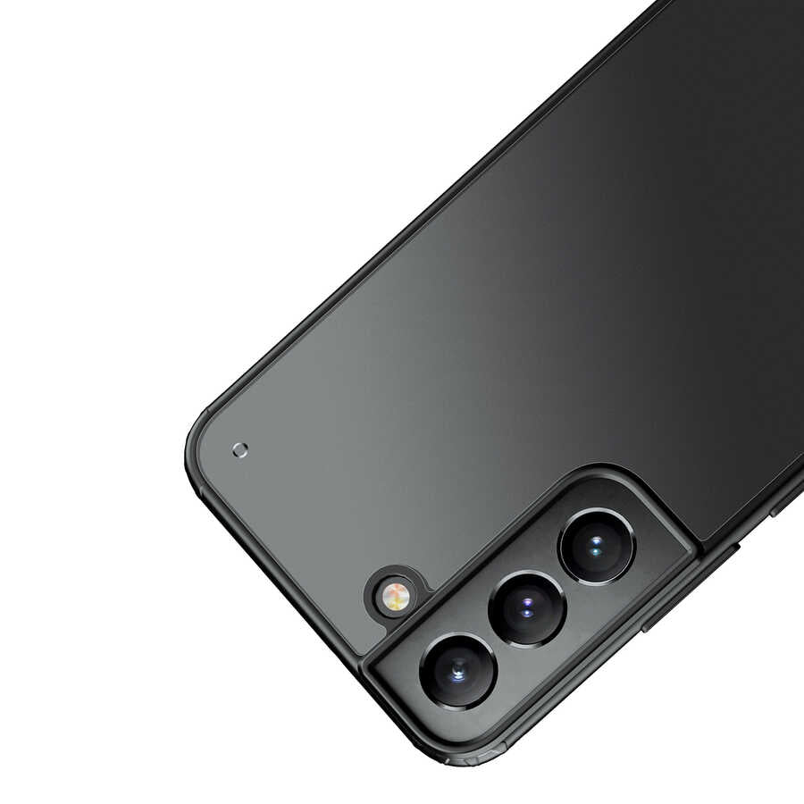 Galaxy S22 Plus Kılıf Zore Volks Kapak Siyah