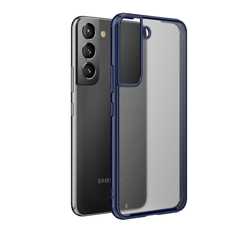 Galaxy S22 Plus Kılıf Zore Volks Kapak Lacivert