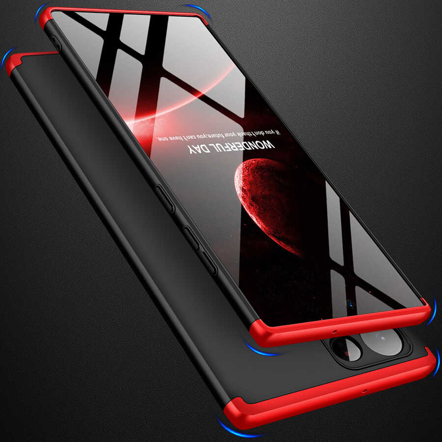 Galaxy S22 Ultra Kılıf Zore Ays Kapak Kırmızı