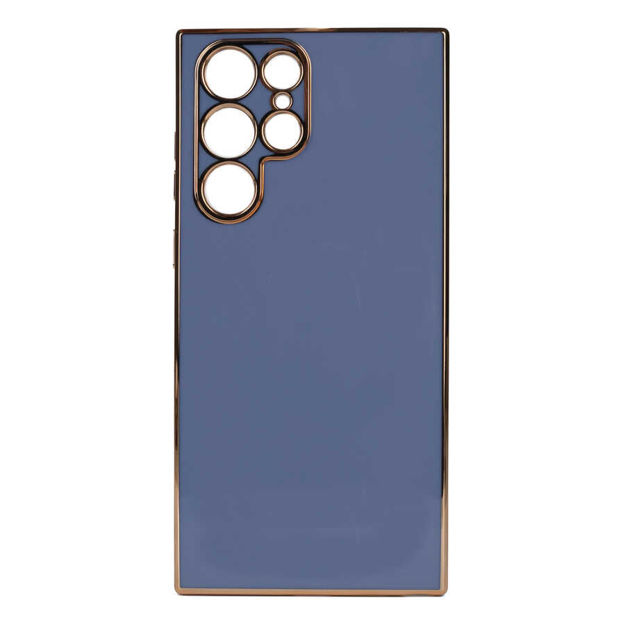 Galaxy S22 Ultra Kılıf Zore Bark Kapak Mor