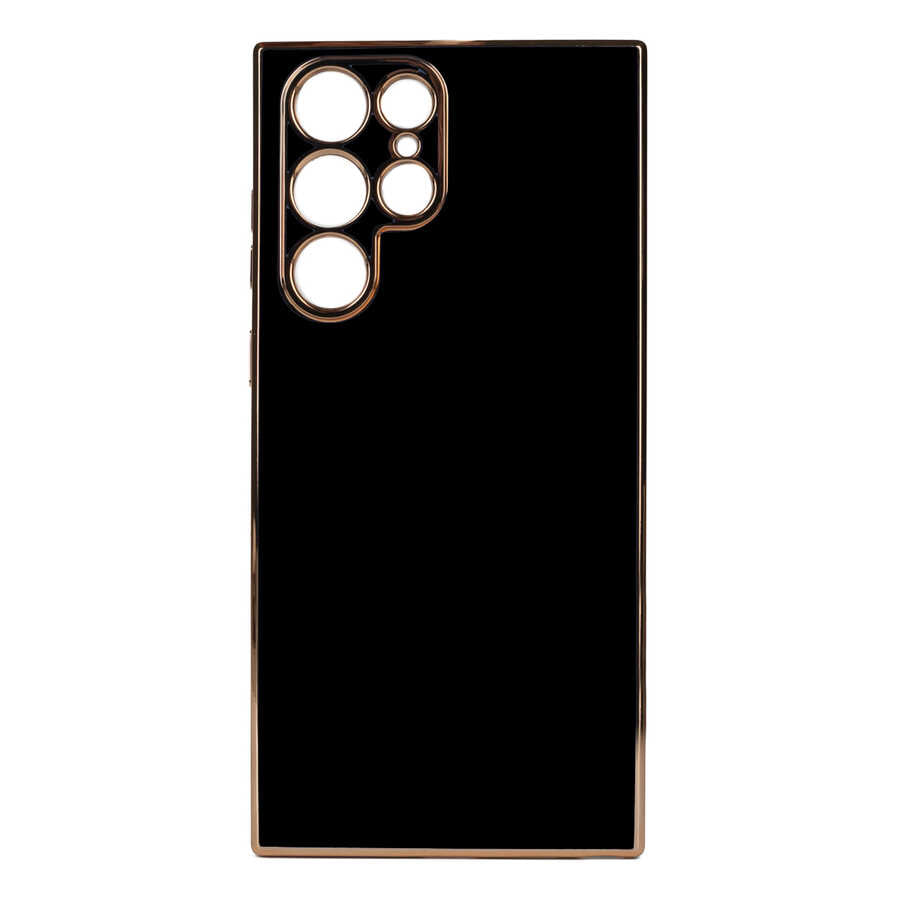 Galaxy S22 Ultra Kılıf Zore Bark Kapak Siyah