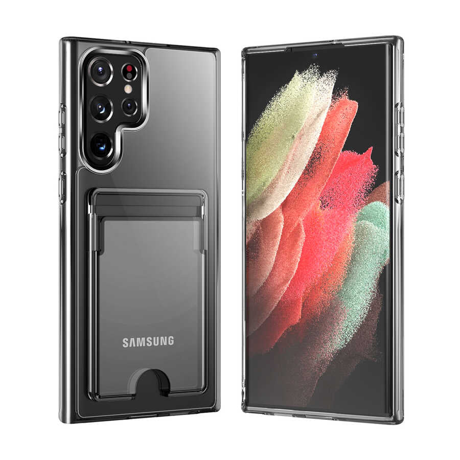 Galaxy S22 Ultra Kılıf Zore Ensa Kapak Renksiz
