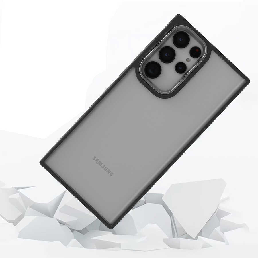 Galaxy S22 Ultra Kılıf Zore Flora Kapak Kırmızı