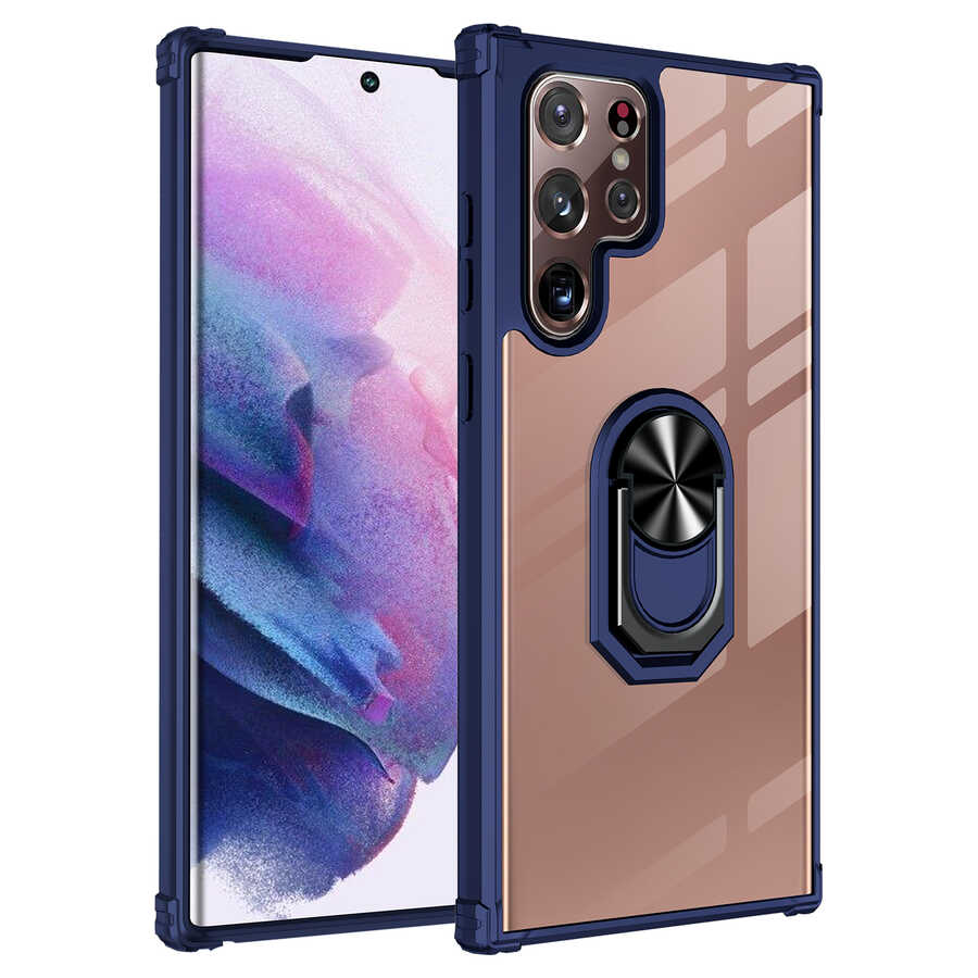Galaxy S22 Ultra Kılıf Zore Mola Kapak Siyah