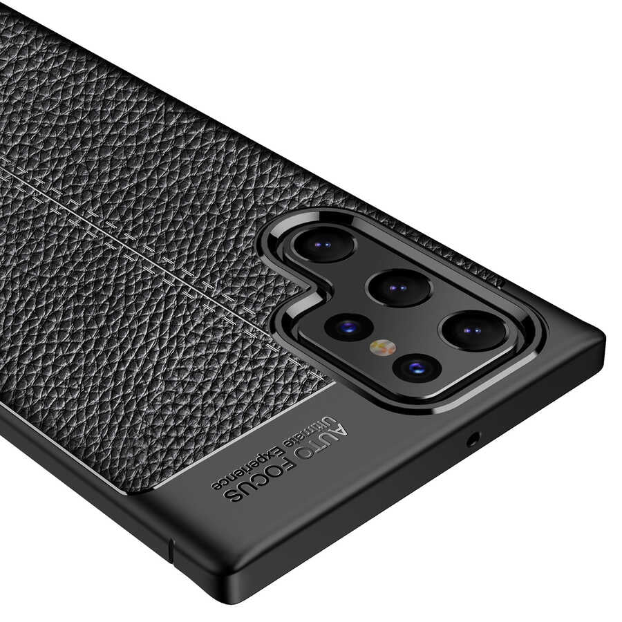 Galaxy S22 Ultra Kılıf Zore Niss Silikon Kapak Lacivert