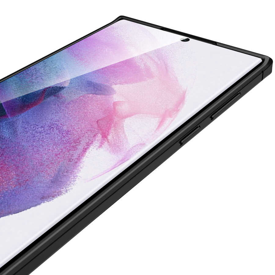 Galaxy S22 Ultra Kılıf Zore Niss Silikon Kapak Siyah