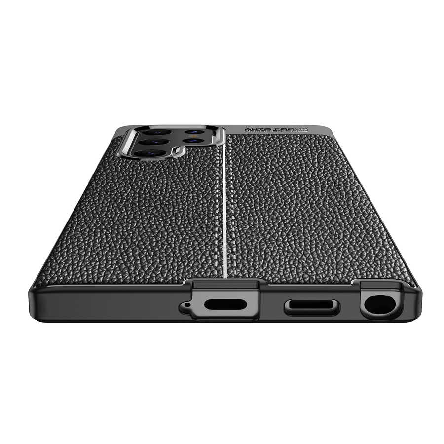 Galaxy S22 Ultra Kılıf Zore Niss Silikon Kapak Siyah