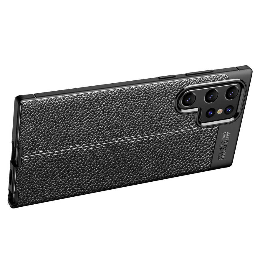 Galaxy S22 Ultra Kılıf Zore Niss Silikon Kapak Siyah