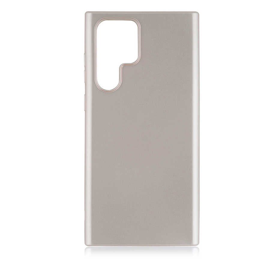 Galaxy S22 Ultra Kılıf Zore Premier Silikon Kapak Gold