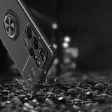 Galaxy S22 Ultra Kılıf Zore Ravel Silikon Kapak Siyah-Mavi