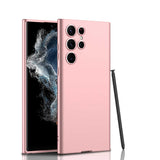Galaxy S22 Ultra Kılıf Zore Silikon Kıpta Kapak Rose Gold