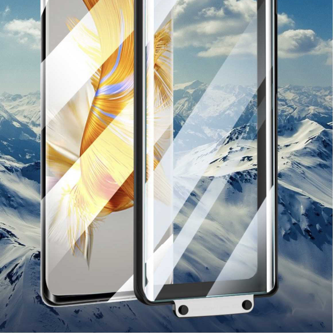 Galaxy S22 Ultra Zore Hizalama Aparatlı Estek Easy Body Ekran Koruyucu Siyah