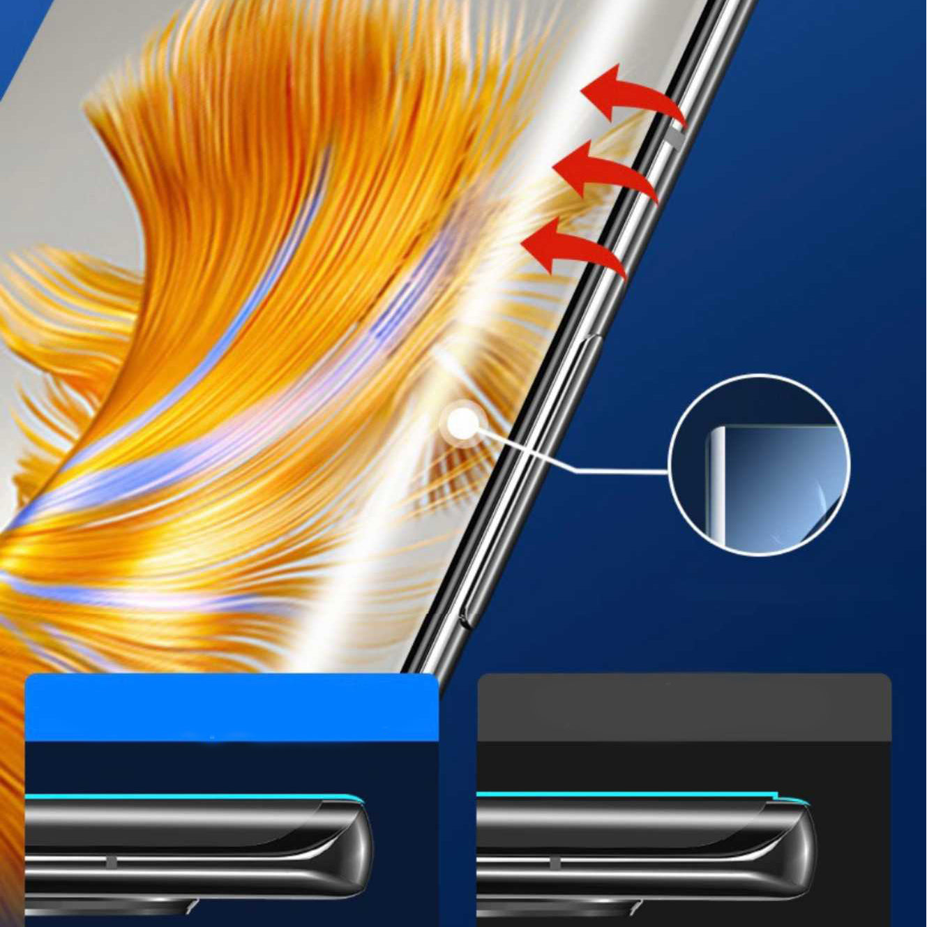 Galaxy S22 Ultra Zore Hizalama Aparatlı Estek Easy Body Ekran Koruyucu Siyah