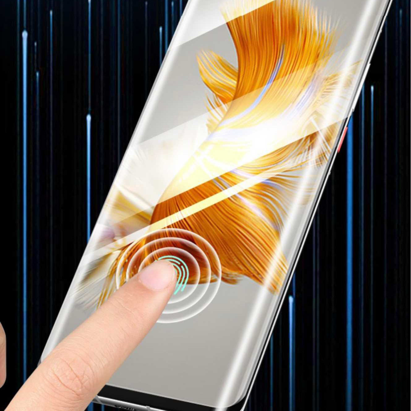 Galaxy S22 Ultra Zore Hizalama Aparatlı Estek Easy Body Ekran Koruyucu Siyah