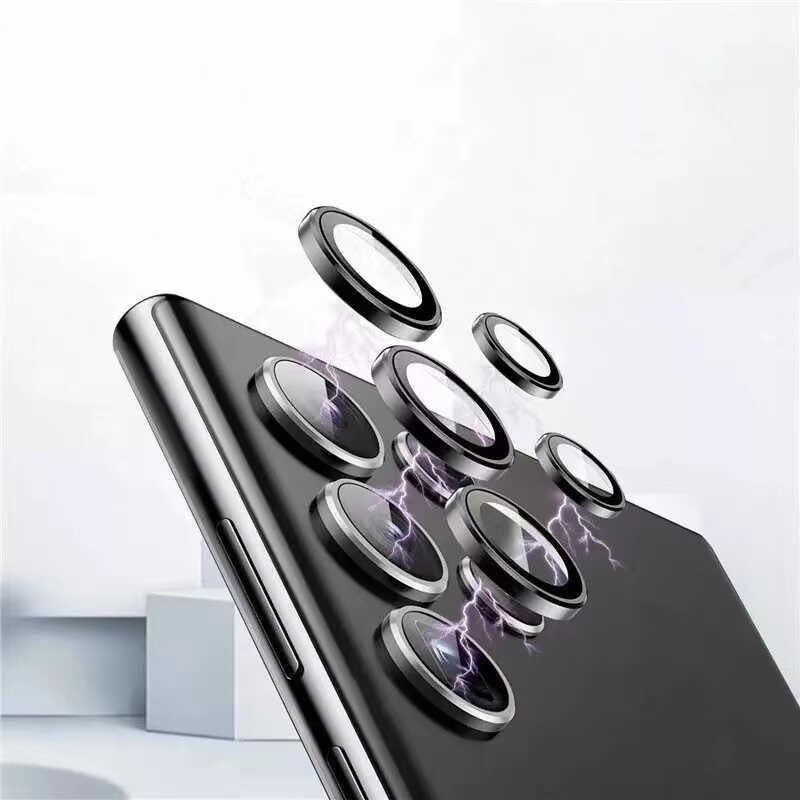 Galaxy S22 Ultra Zore Kamera Lens Koruyucu Gümüş