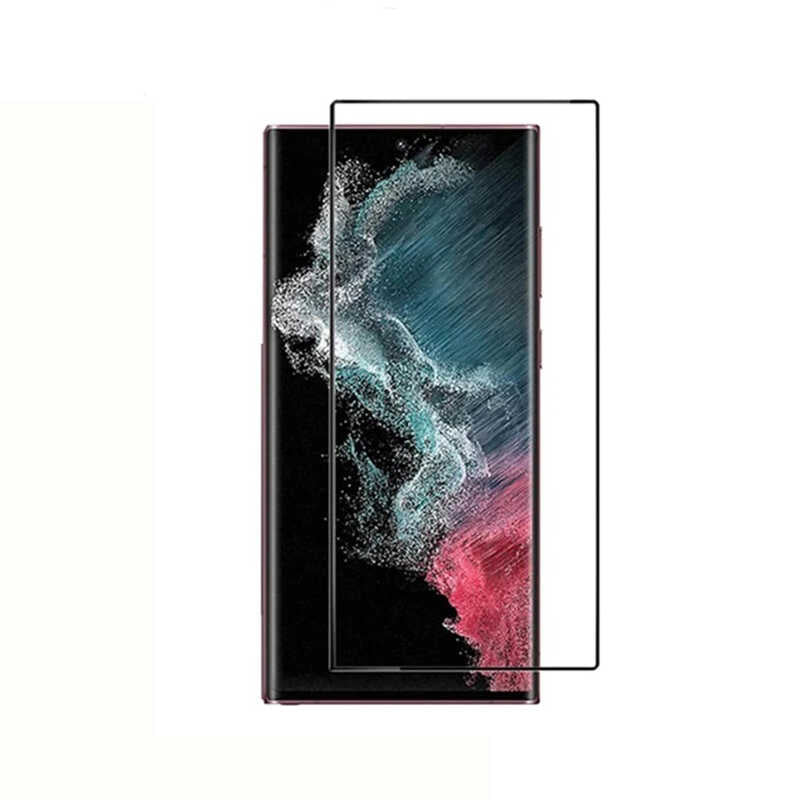 Galaxy S22 Ultra Zore Süper Pet Ekran Koruyucu Jelatin Siyah