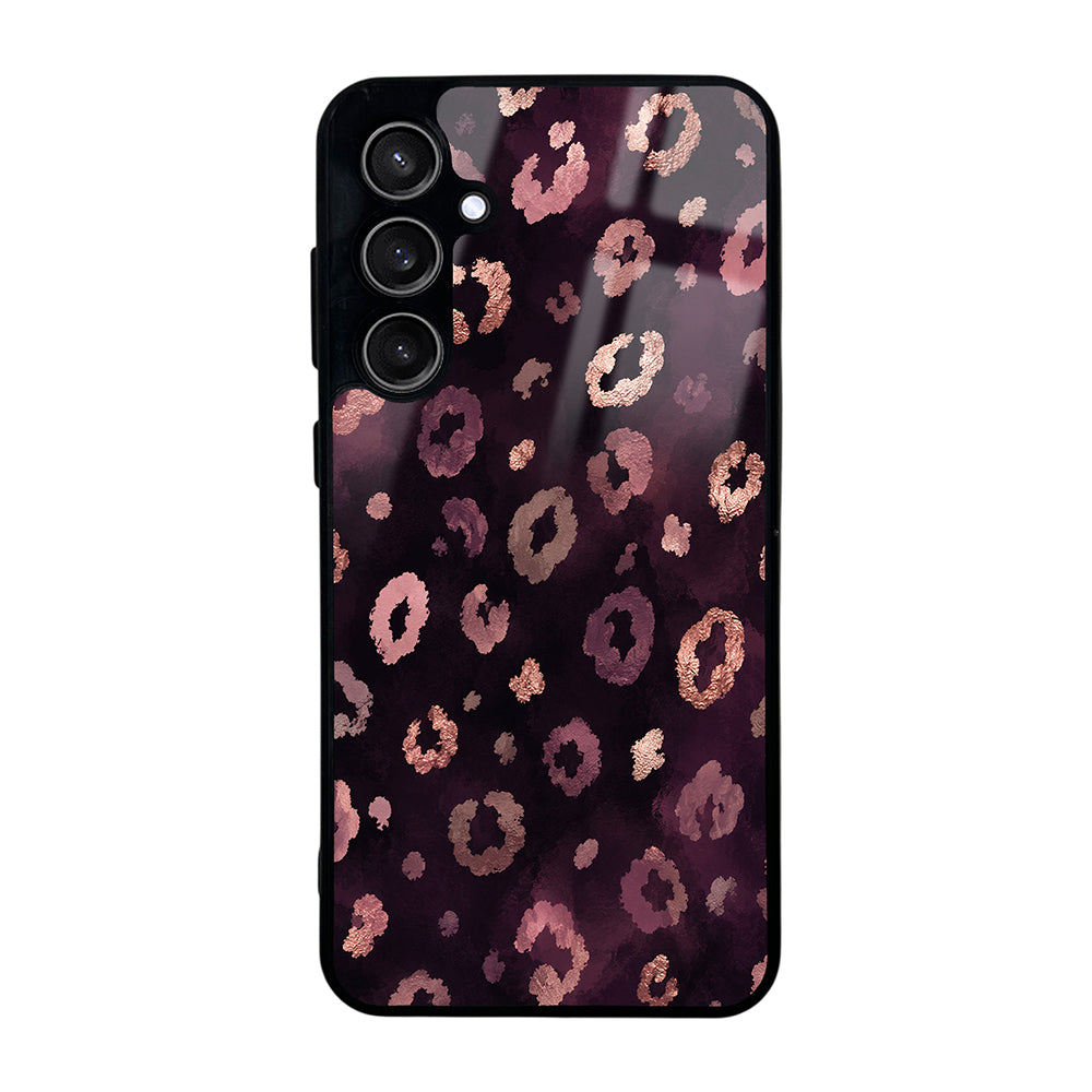Galaxy S23 FE Kılıf Kamera Korumalı Desenli Zore Lusi Kapak Pembe Leopar