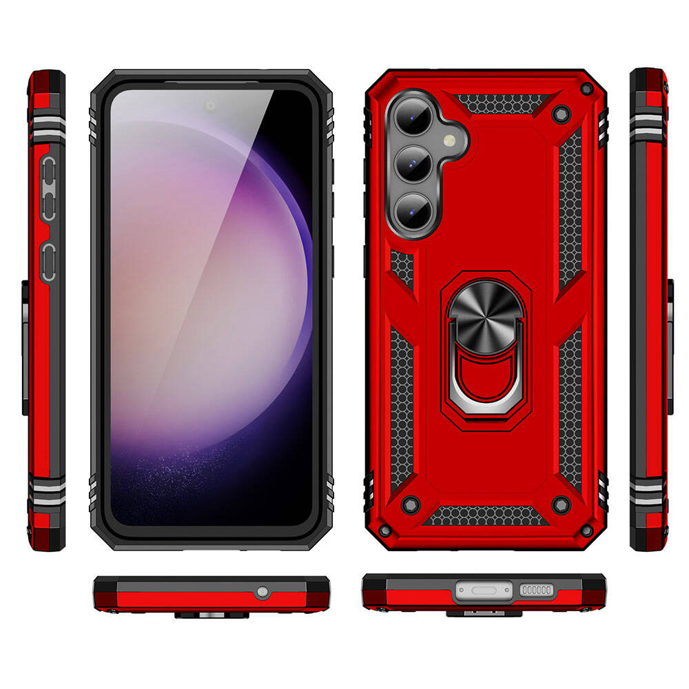 Galaxy S23 FE Kılıf Zore Vega Kapak Siyah