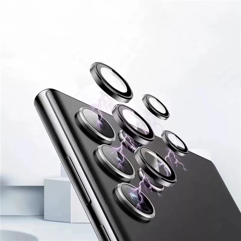 Galaxy S23 FE Zore Kamera Lens Koruyucu Cam Filmi Mor