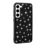 Galaxy S23 Kılıf Parlak Taşlı Tasarım Zore Pırlanta Kapak Siyah