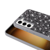 Galaxy S23 Kılıf Parlak Taşlı Tasarım Zore Pırlanta Kapak Beyaz
