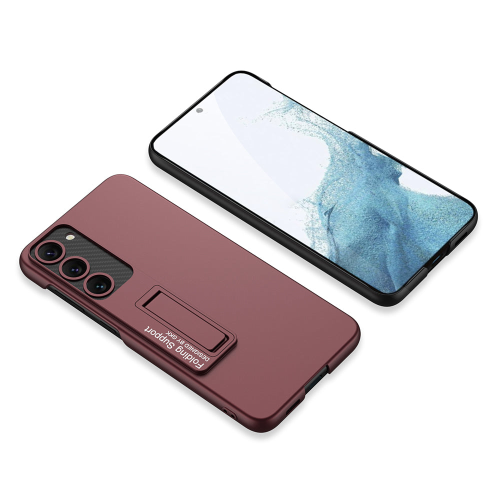 Galaxy S23 Kılıf Zore Standlı Ays Kapak Kırmızı