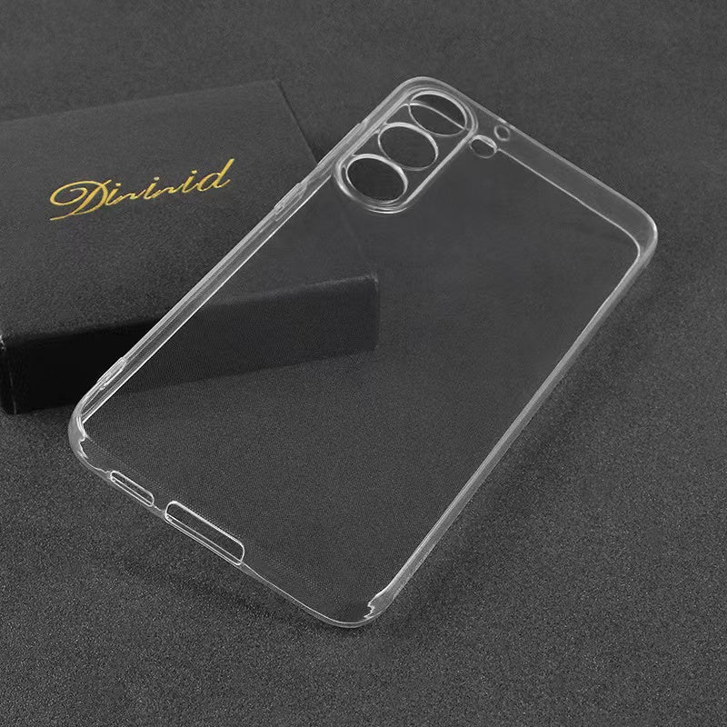 Galaxy S23 Kılıf Zore Süper Silikon Kapak Renksiz