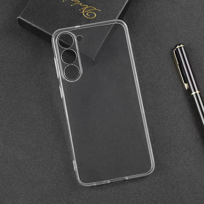 Galaxy S23 Kılıf Zore Süper Silikon Kapak Renksiz