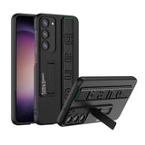 Galaxy S23 Plus Kılıf Standlı El Tutacaklı Zore Band Kapak Siyah