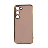 Galaxy S23 Plus Kılıf Zore Bark Kapak Rose Gold